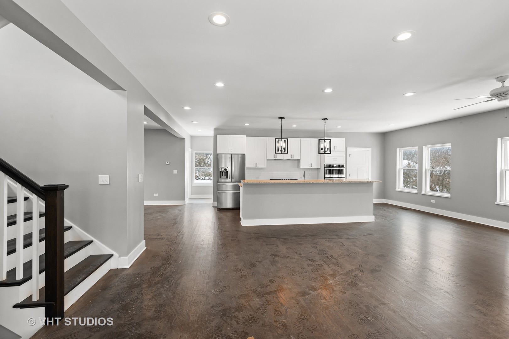 33 Northgate Road Riverside, IL 60546 - Photo 8 of 28 a view of kitchen dining table kitchen appliances and cabinets