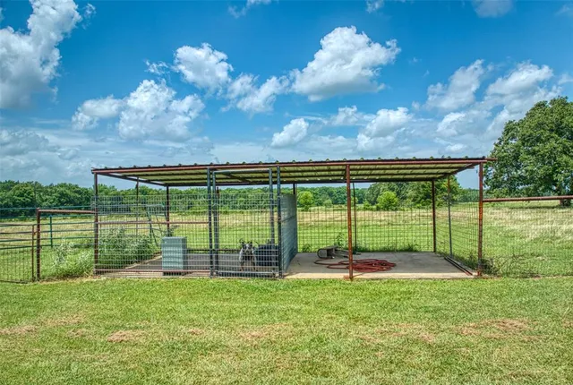 a view of a children toys in front of the house