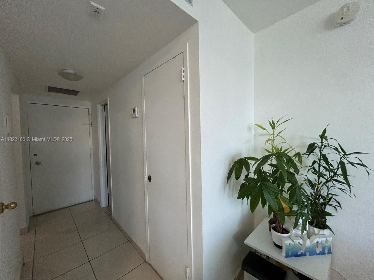 2899 Collins Avenue, Unit 1717 Miami Beach, FL 33140 - Photo 10 of 32 a view of a hallway with a plant