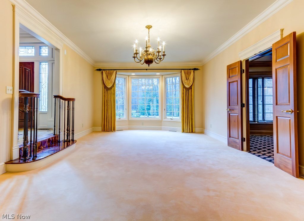 1739 Chartley Road Gates Mills, OH 44040 - Photo 10 of 25 Left of the foyer is this formal living room -- also the perfect place for a grand or baby grand piano!