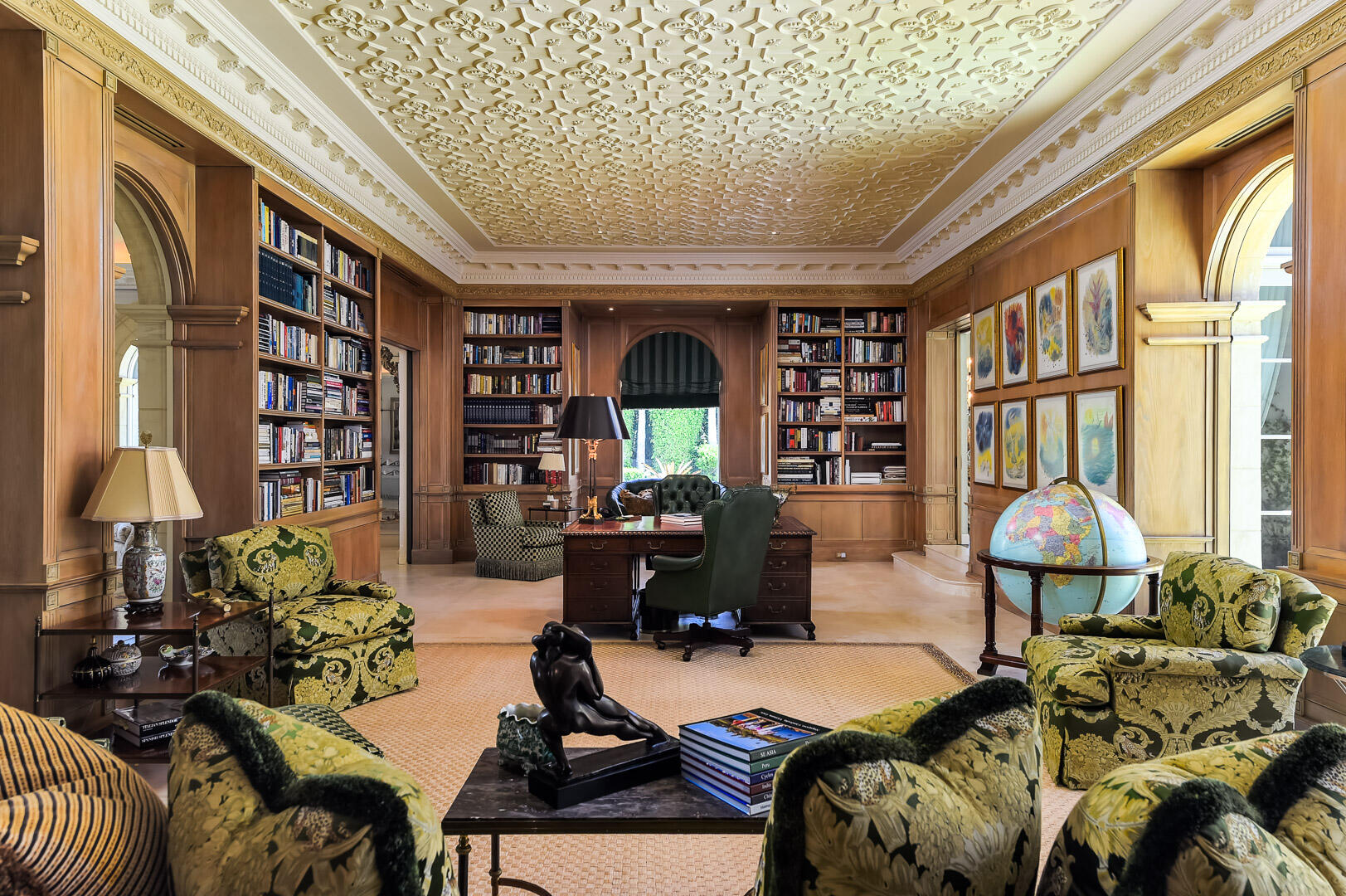 790 South County Road Palm Beach, FL 33480 - Photo 7 of 15 a living room with furniture fireplace and a window