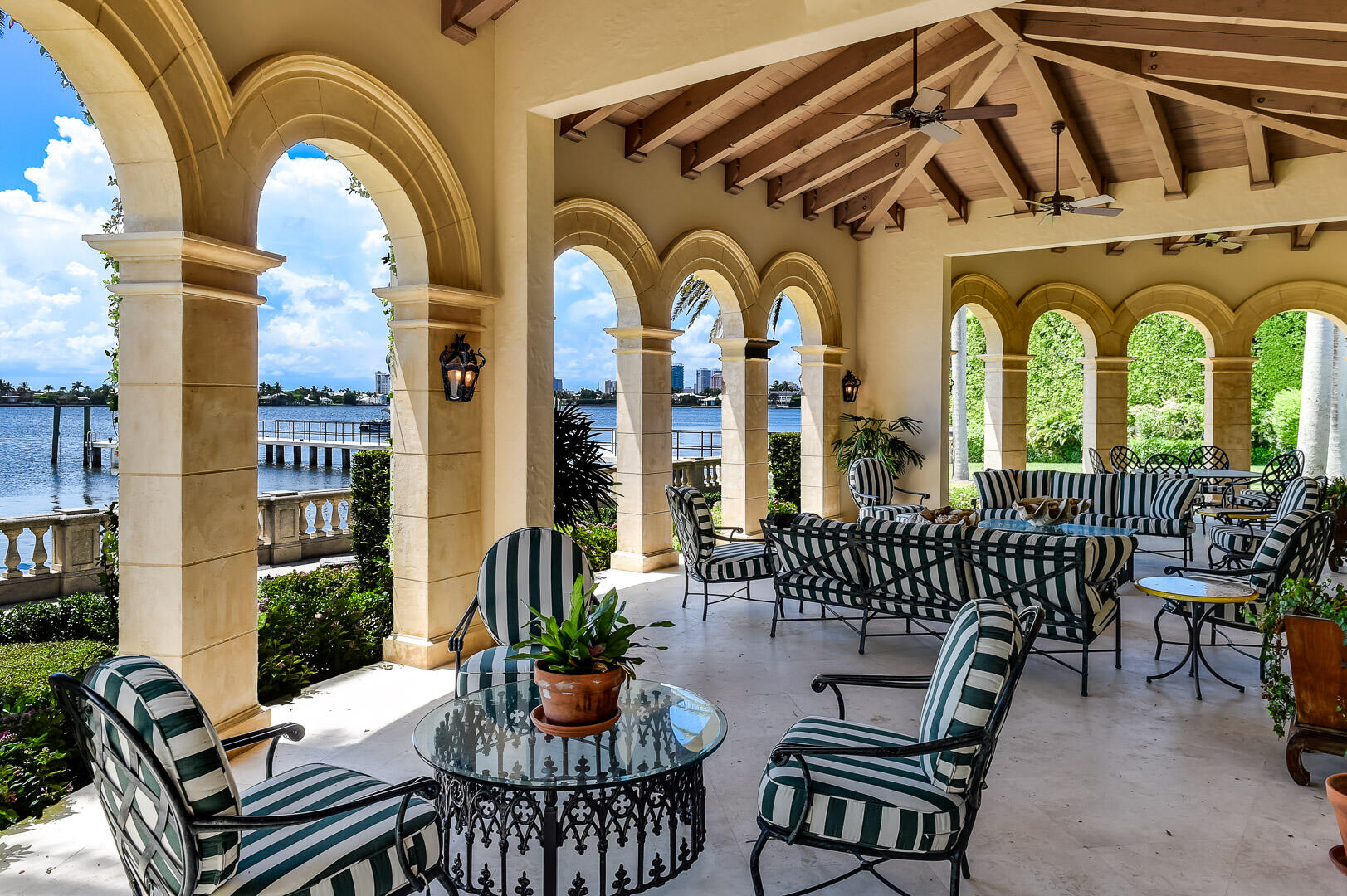 790 South County Road Palm Beach, FL 33480 - Photo 10 of 15 a view of a chairs and table in the patio