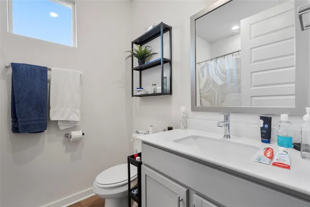 a bathroom with a sink and a toilet