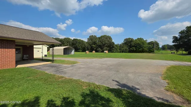 a view of a volley ball court
