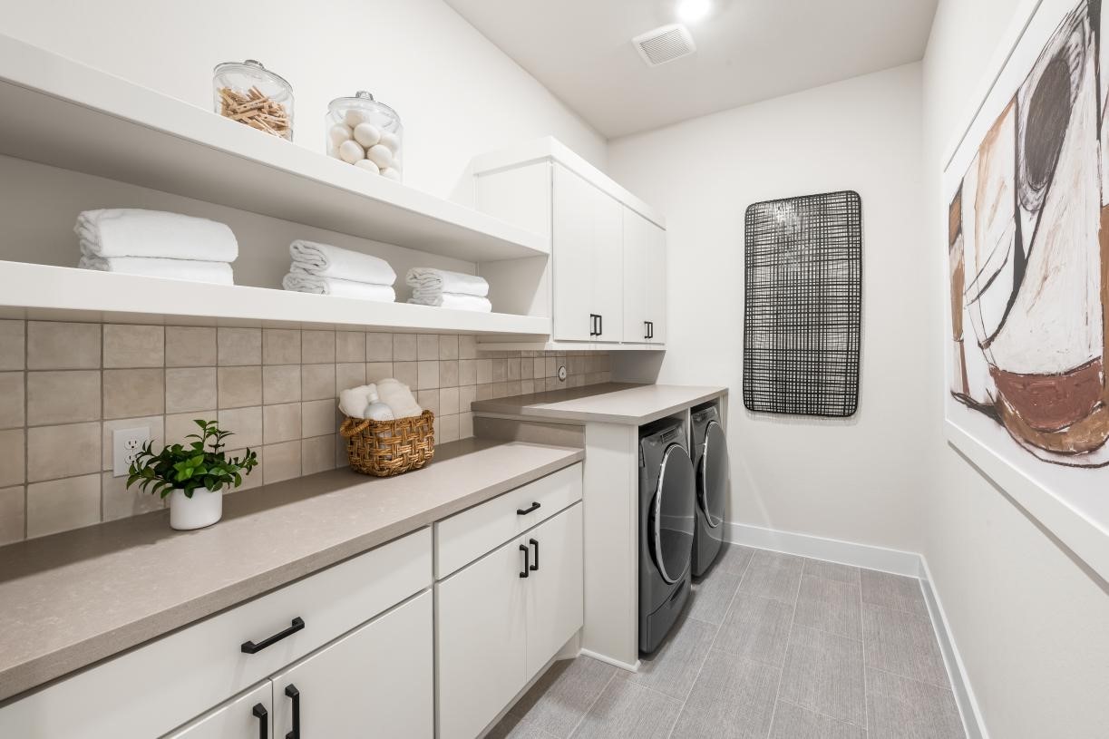 4740 Cascade Rdg Drive Spring, TX 77386 - Photo 8 of 11 a utility room with cabinets and washer