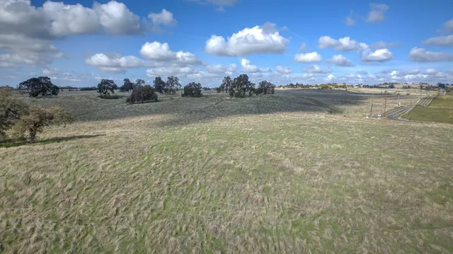 a view of a lake and sunset