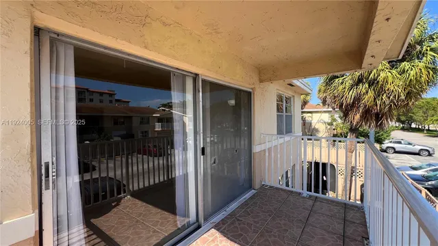 a view of city from balcony