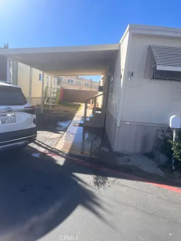 a view of cabinets with wooden floor