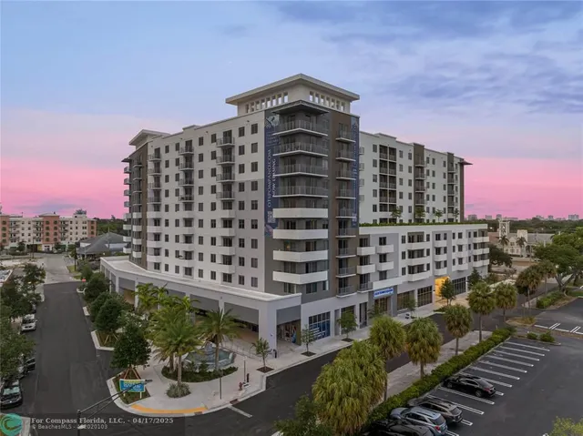 a front view of a building