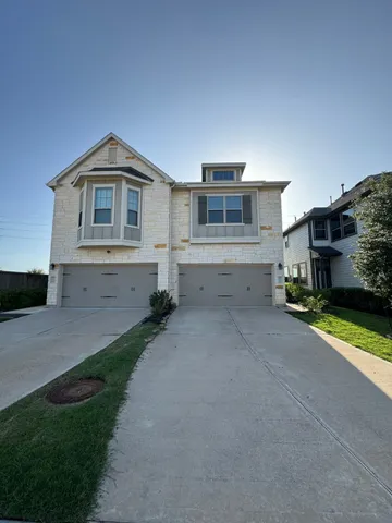 a house view with a outdoor space