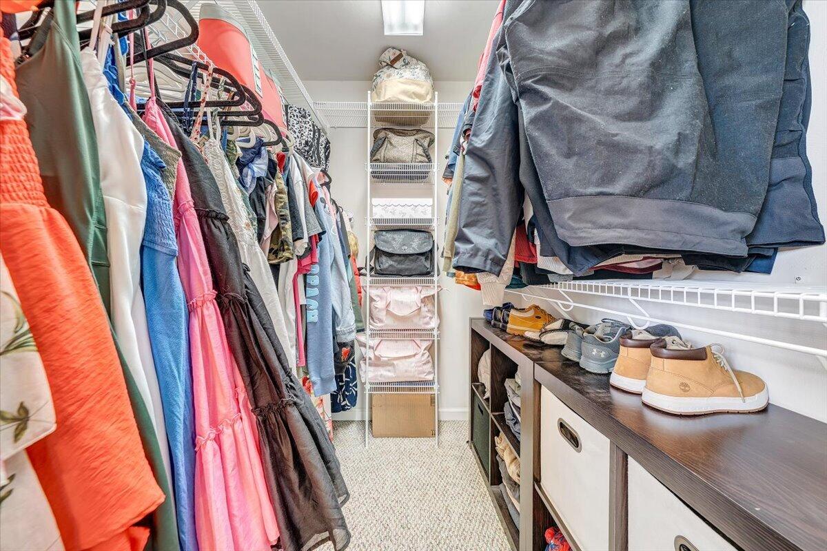 686 Pine Haven Road Fincastle, VA 24090 - Photo 26 of 56 a view of walk in closet with clothes and shoes