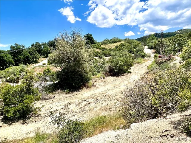 a view of a pathway with a yard