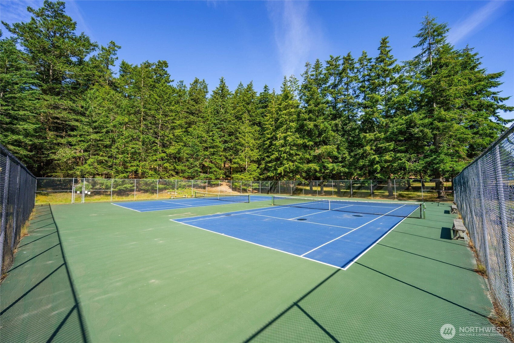 177 Harmon Ranch Hill Road Decatur Island, WA 98221 - Photo 34 of 37 a view of a tennis court