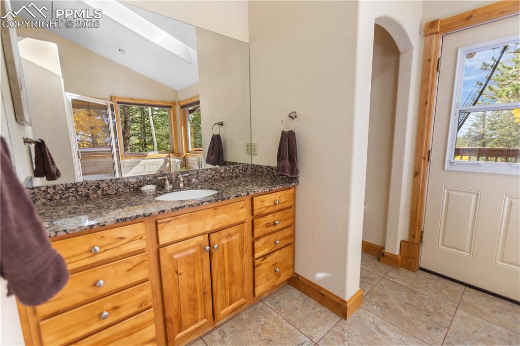 610 Cochetopa Road Florissant, CO 80816 - Photo 17 of 40 Main level master suite