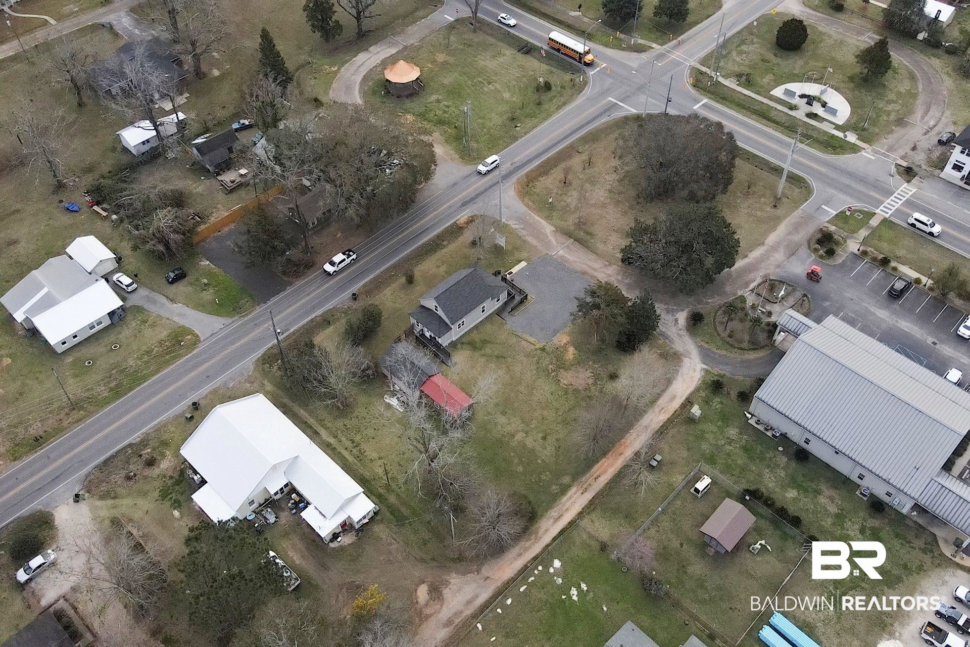 22051 Broad Street Silverhill, AL 36576 - Photo 24 of 28 Drone / aerial view