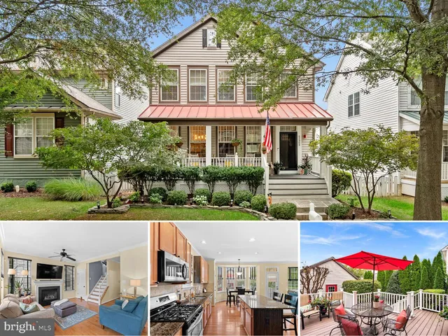 an aerial view of multiple houses