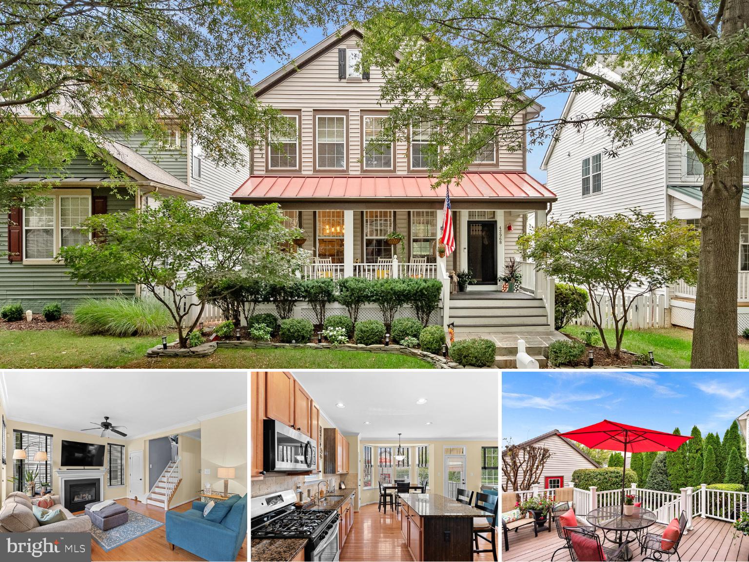 an aerial view of multiple houses