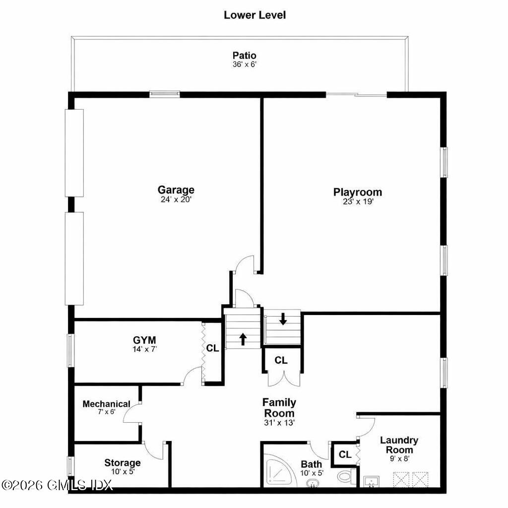 29 Coventry Lane Riverside, CT 06878 - Photo 27 of 27 29 Coventry Lane Floor Plan Lower Level
