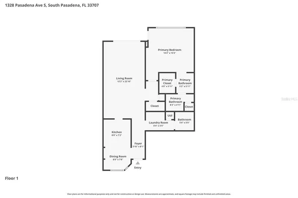 $1,500 | 1328 Pasadena Avenue South, Unit 104, South Pasadena, FL 33707