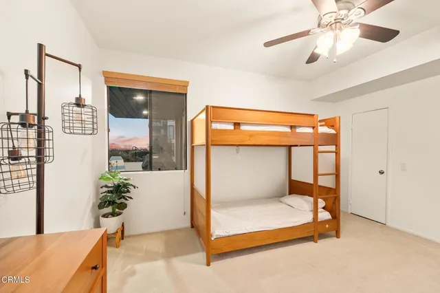 a view of a terrace with a garden