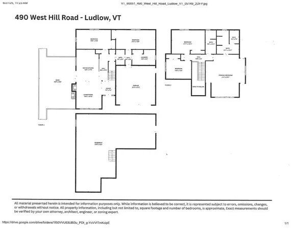 $739,000 | 490 West Hill Road, Ludlow, VT 05149