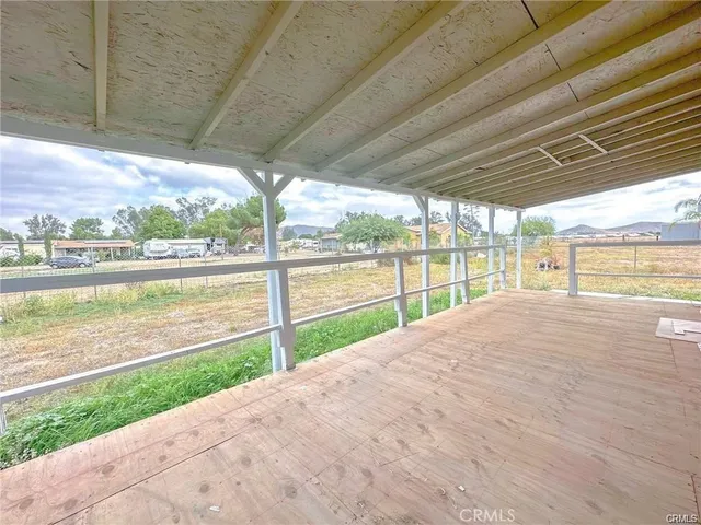a view of backyard of house