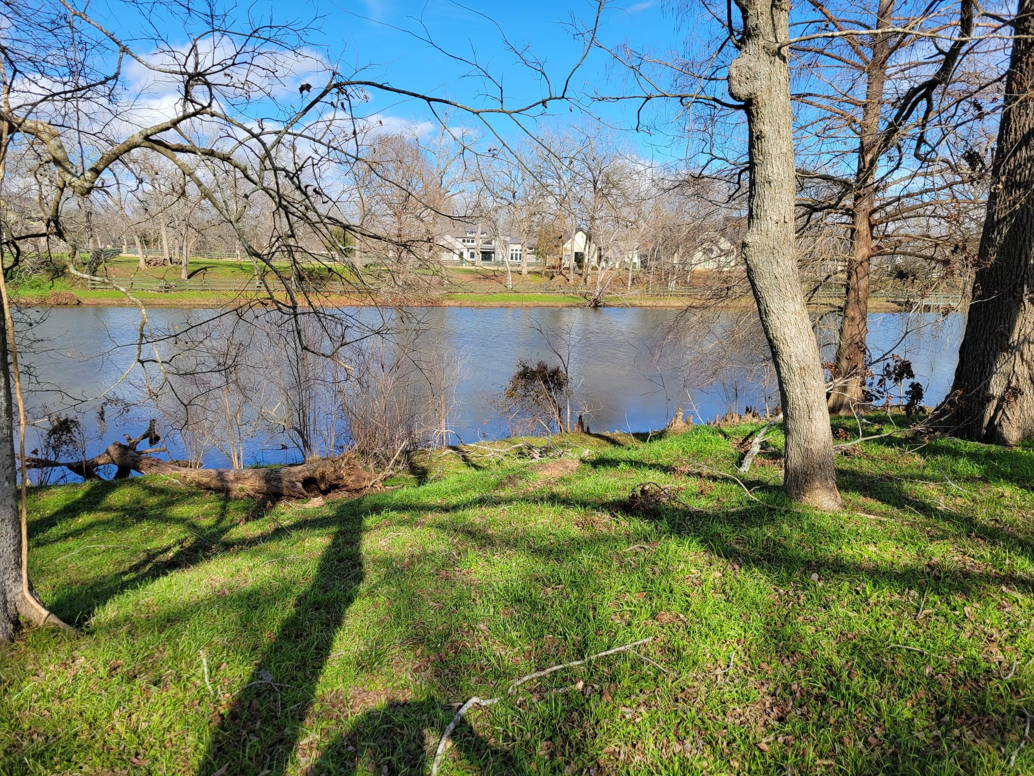 30703 Riverlake Road Fulshear, TX 77441 - Photo 11 of 15 a backyard of a house with lots of green space and fountain