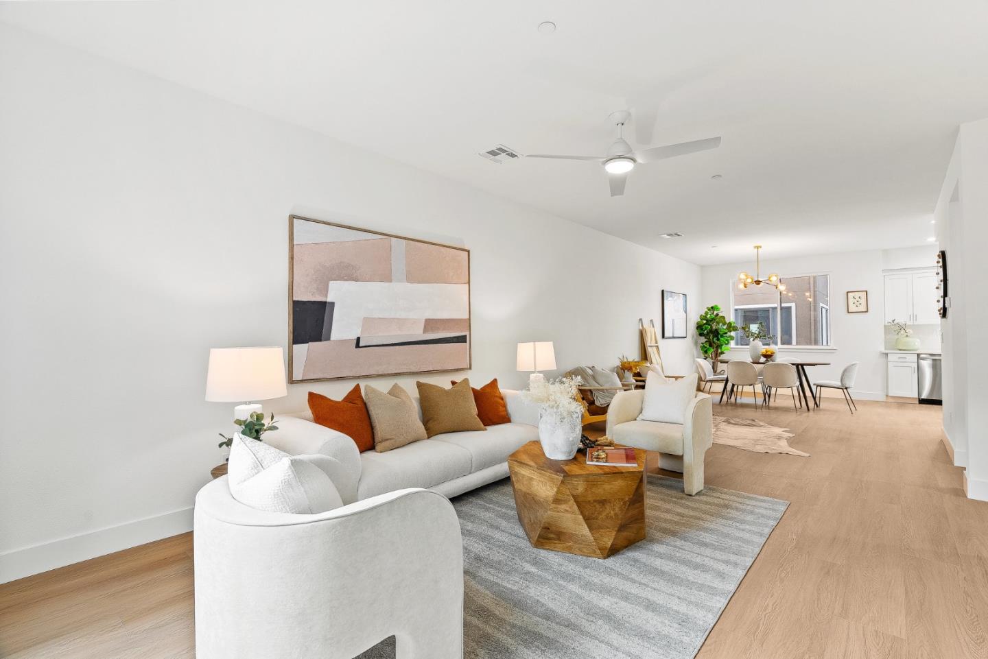 947 Woodside Road Redwood City, CA 94061 - Photo 28 of 51 a living room with furniture and wooden floor
