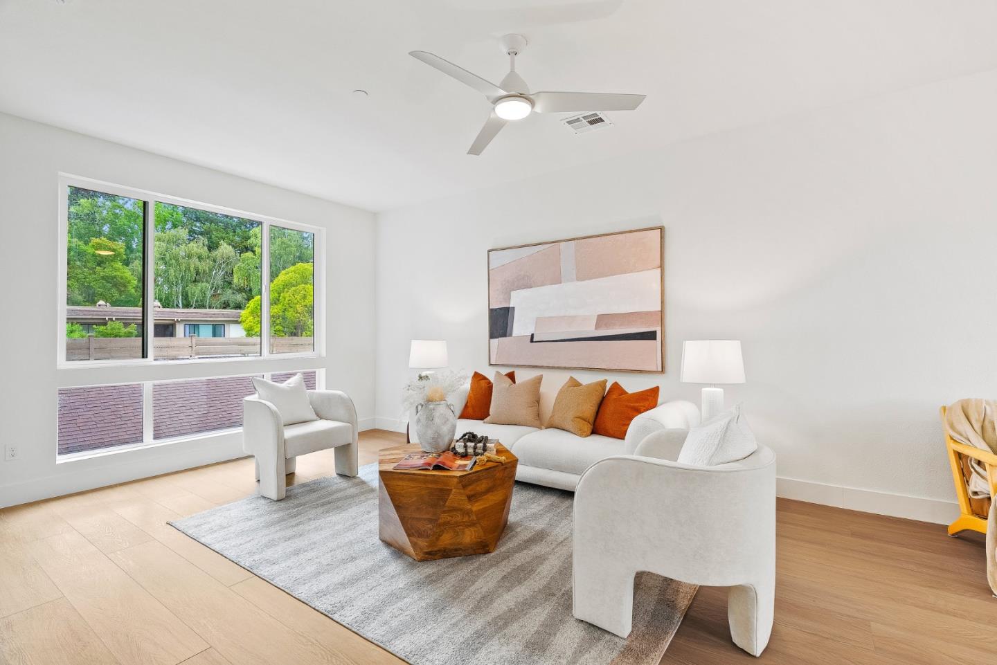 947 Woodside Road Redwood City, CA 94061 - Photo 31 of 51 a living room with furniture and a large window