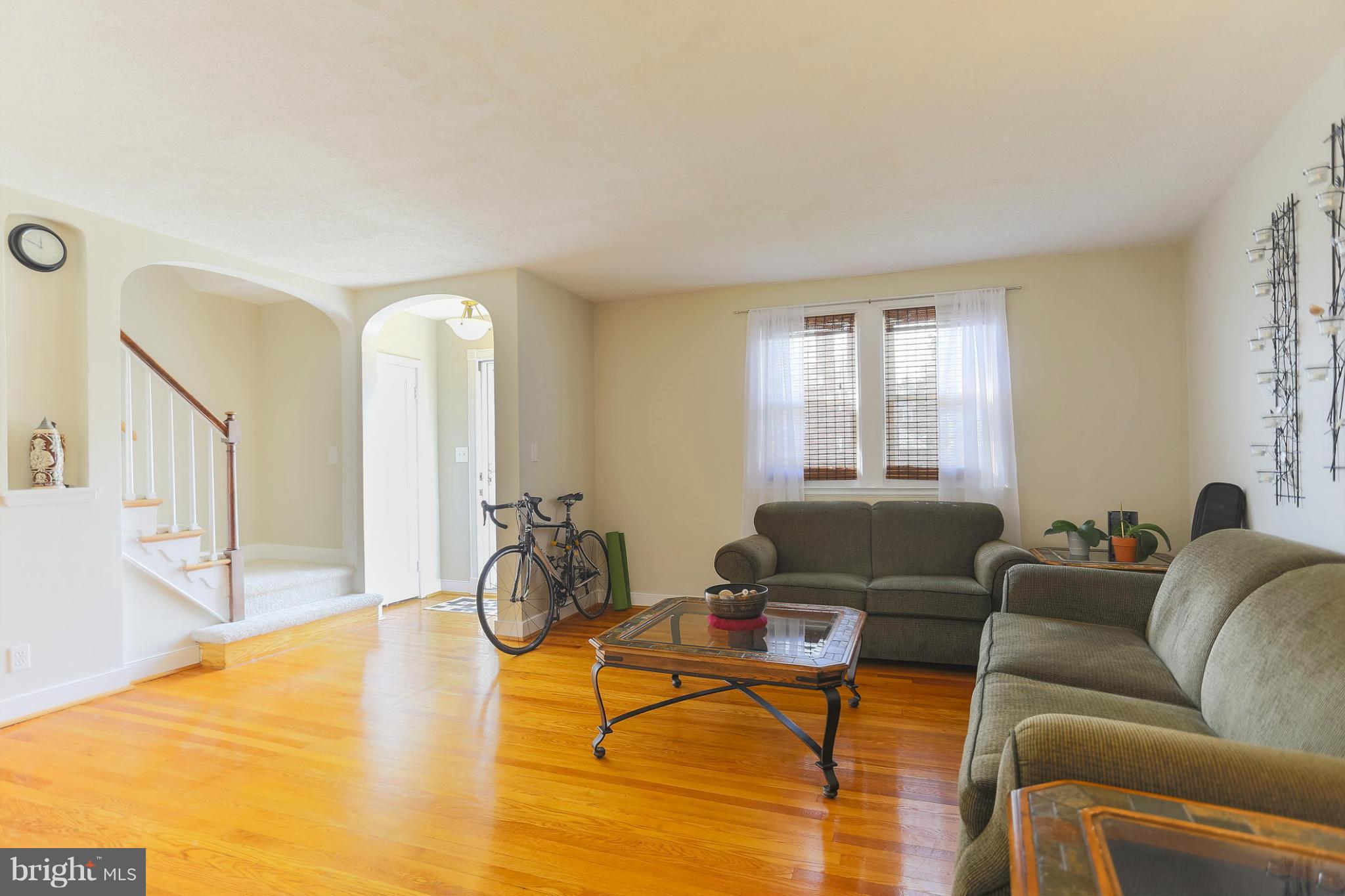 403 Overbrook Road Catonsville, MD 21228 - Photo 7 of 30 a living room with furniture and a wooden floor