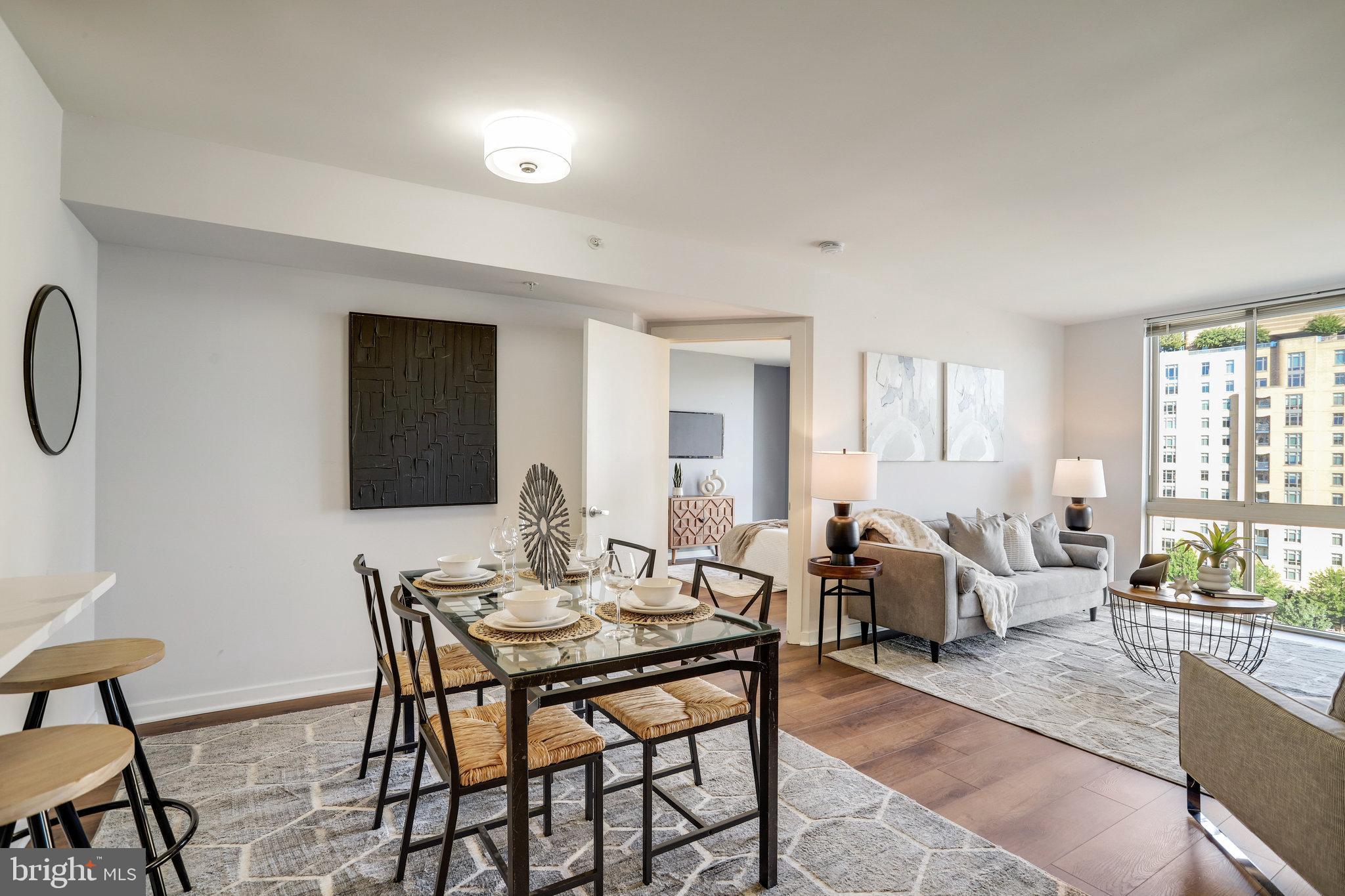 1000 New Jersey Avenue Southeast, Unit 914 Washington, DC 20003 - Photo 13 of 48 a view of a livingroom with furniture and window