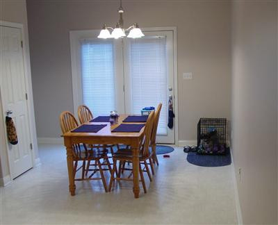 Large eat-in kitchen.