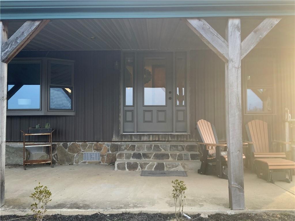 a outdoor space with of the kitchen view