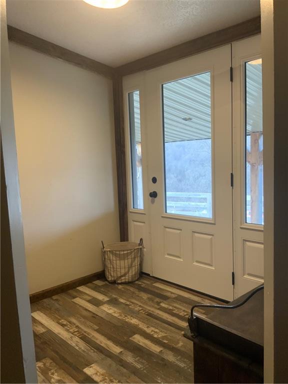20 Moore Road West Alexander, PA 15376 - Photo 20 of 24 a view of a bedroom with wooden floor and windows
