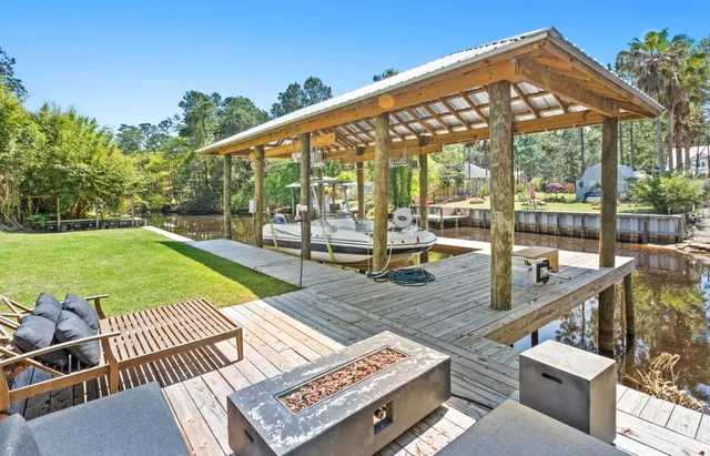 a view of outdoor space with seating space