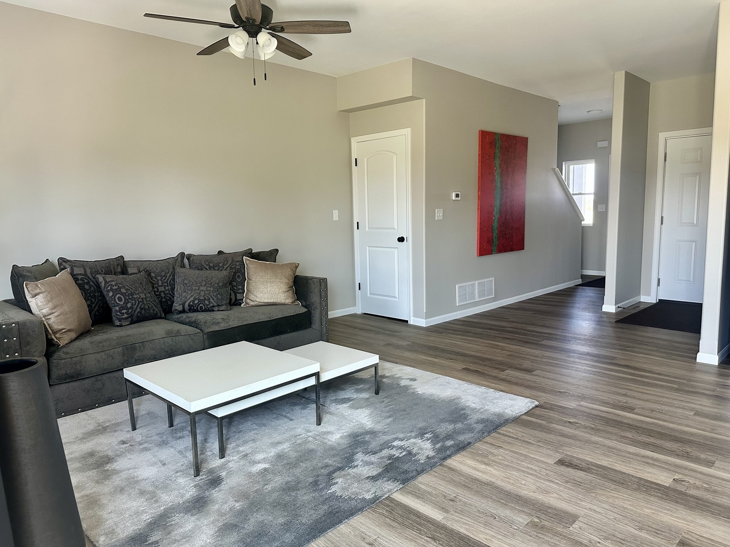 1319 Sioux Turn Kankakee, IL 60901 - Photo 2 of 16 a living room with furniture and a wooden floor