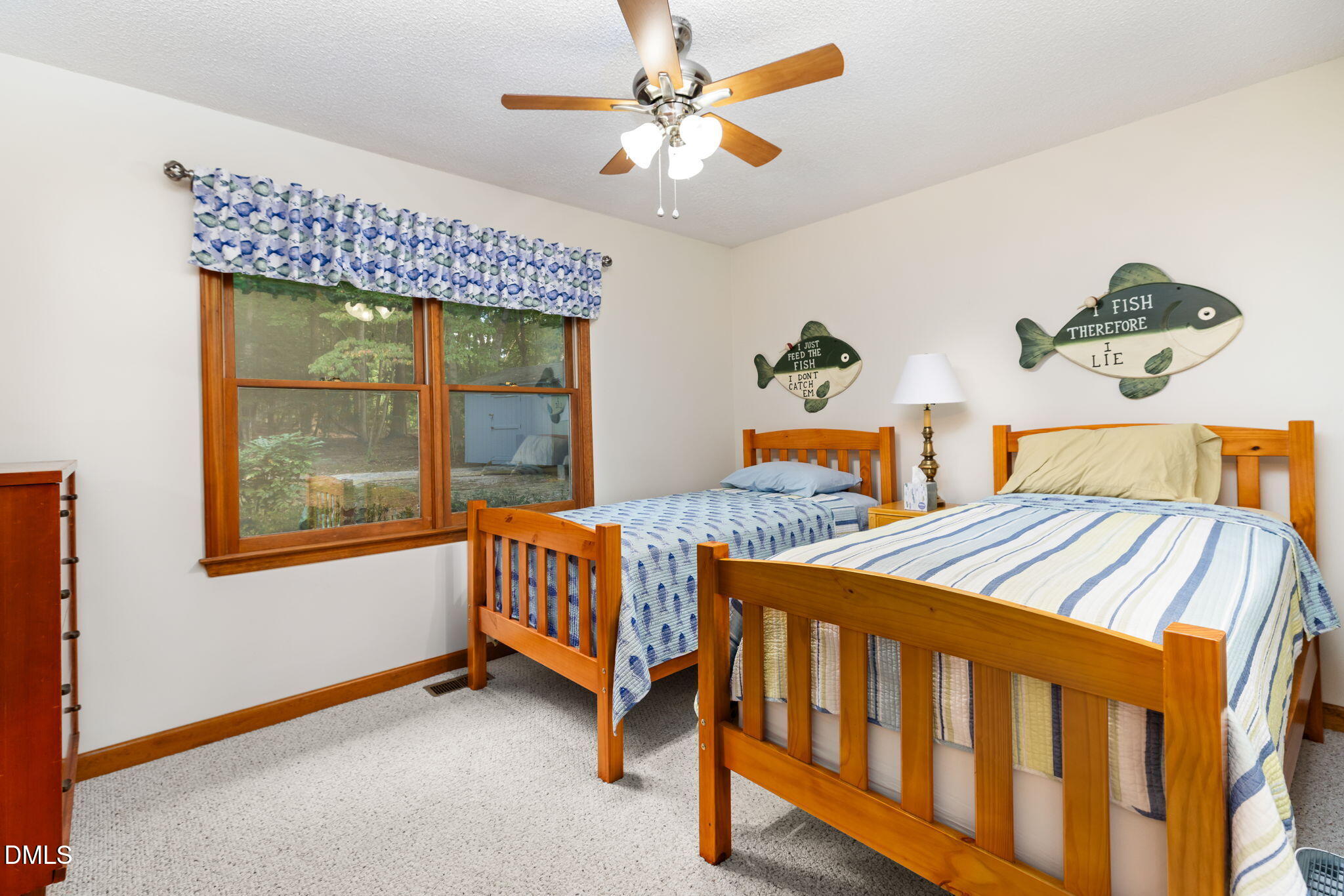 1873 Mill Creek Road Clarksville, VA 23927 - Photo 32 of 50 a bedroom with two beds and a window