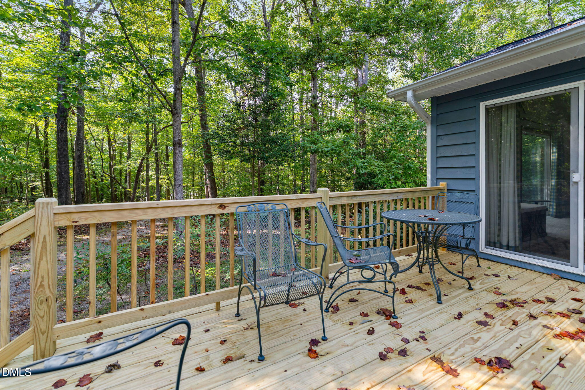 1873 Mill Creek Road Clarksville, VA 23927 - Photo 7 of 50 a view of a chair and table on the deck