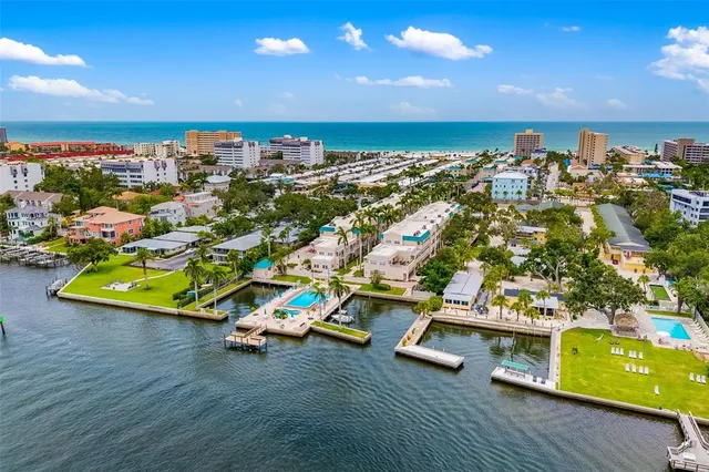 an aerial view of a ocean view