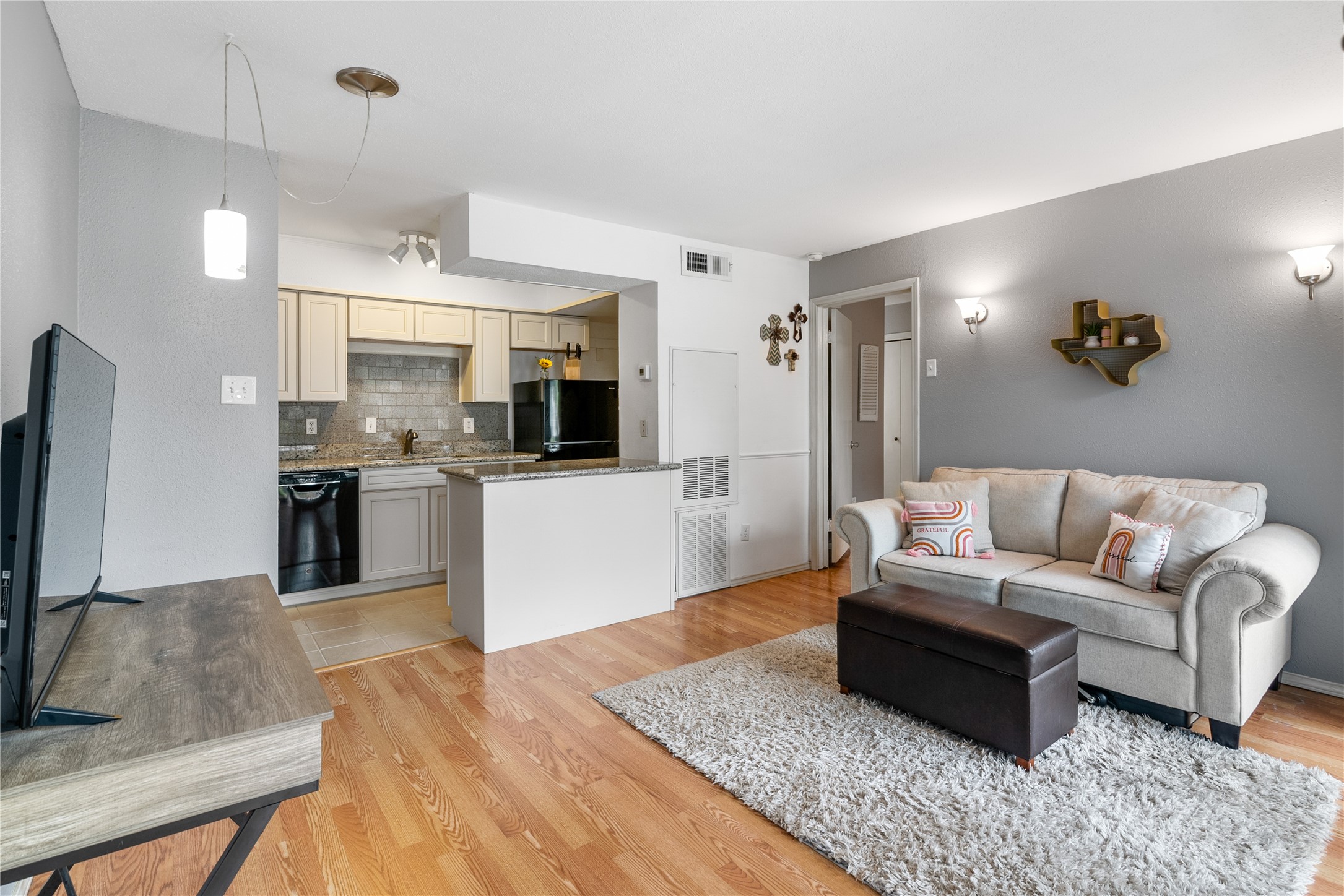 13151 Walden Road, Unit 161 Montgomery, TX 77356 - Photo 19 of 19 A floor plan that amazes with a full kitchen, spacious livingroom separated with a dry bar, breakfast bar, serving bar for entertaining.