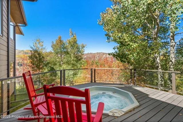 a view of a bunch of trees and bushes