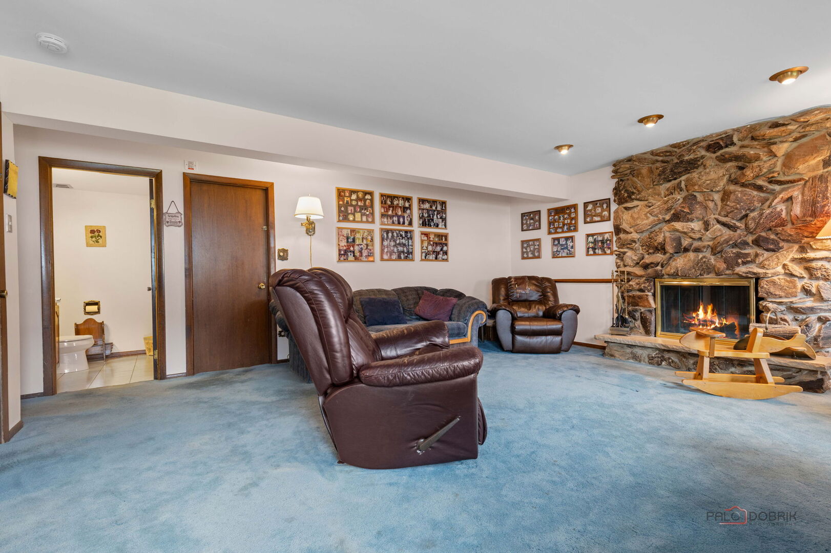 1124 Anvil Court Addison, IL 60101 - Photo 13 of 43 a living room with furniture and a fireplace