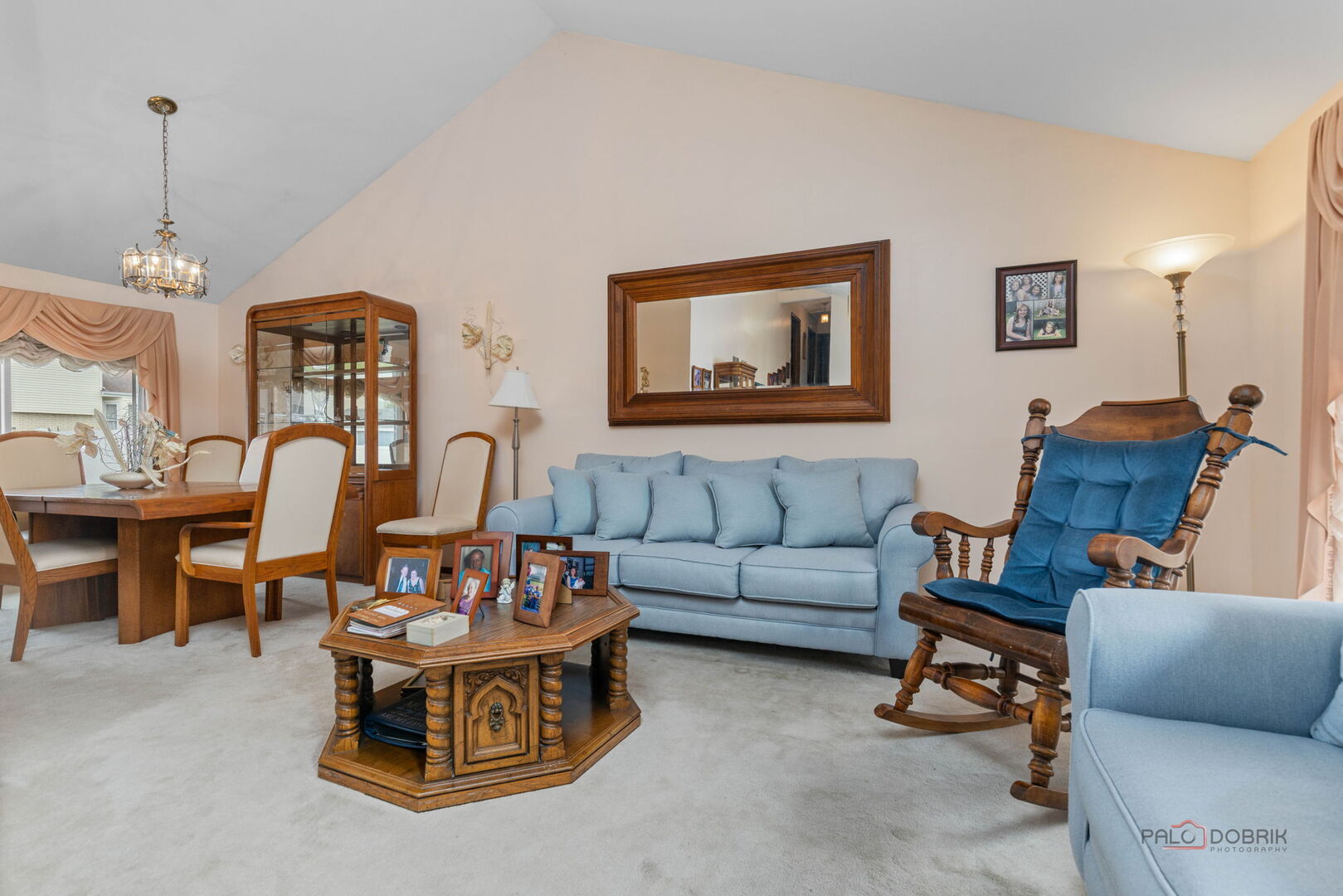 1124 Anvil Court Addison, IL 60101 - Photo 6 of 43 a living room with furniture and a chandelier