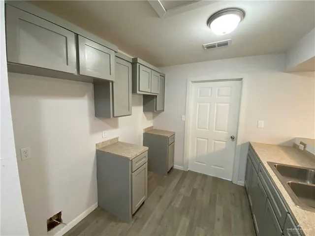 a room with storage and utility