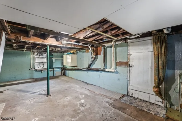 a view of a storage room