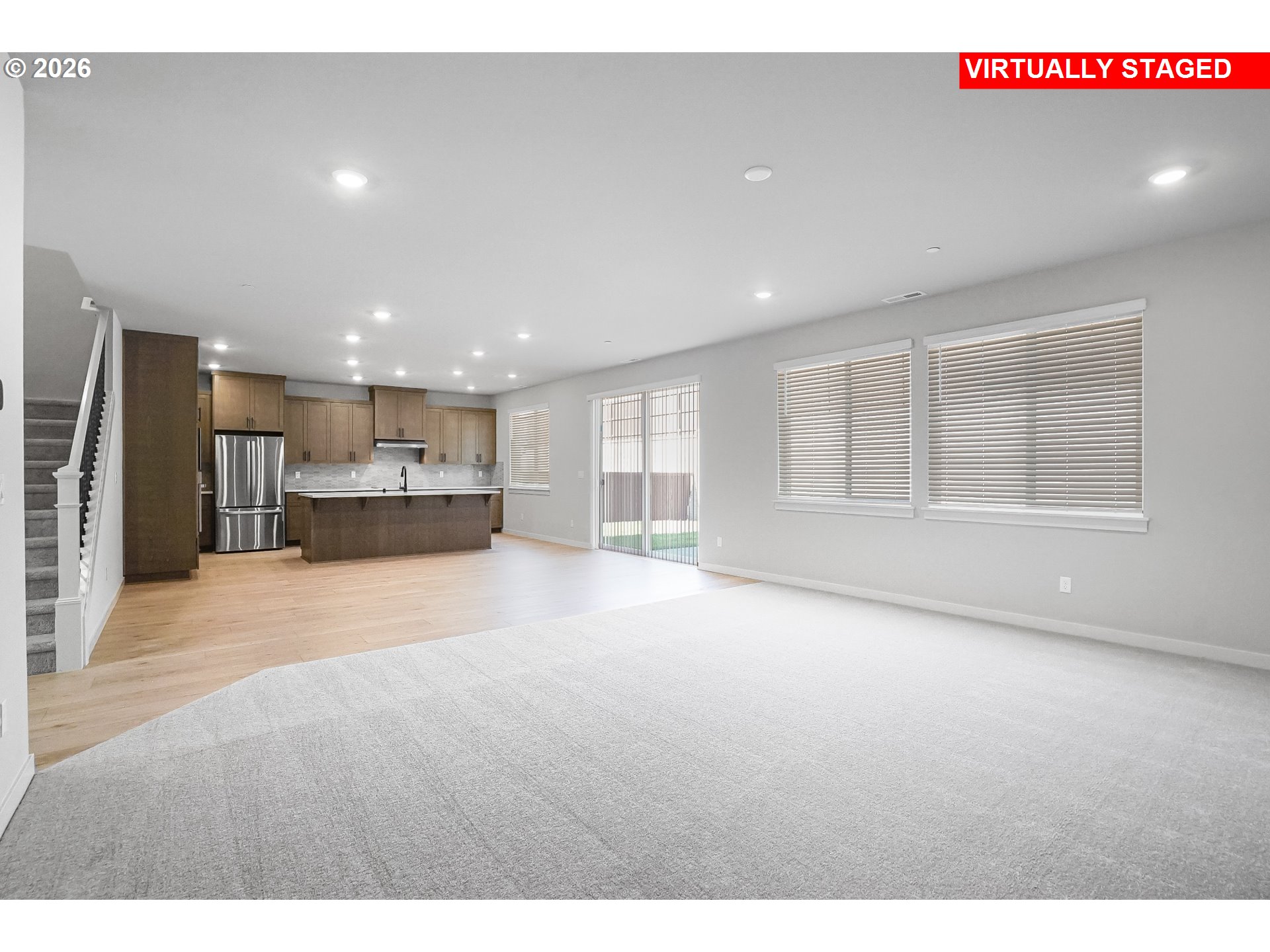 5297 North 87th Avenue Camas, WA 98607 - Photo 11 of 44 a view of empty room with a kitchen