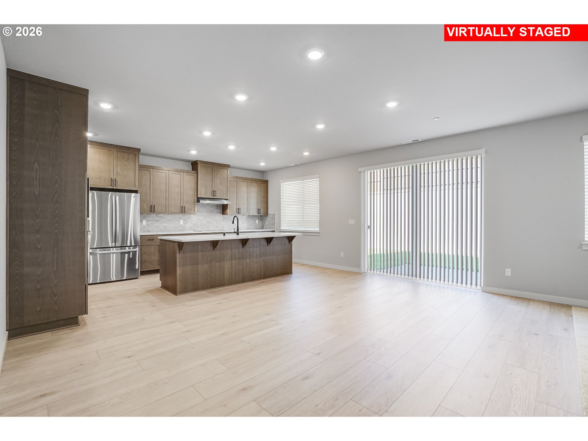 5297 North 87th Avenue Camas, WA 98607 - Photo 6 of 44 a view of kitchen with wooden floor