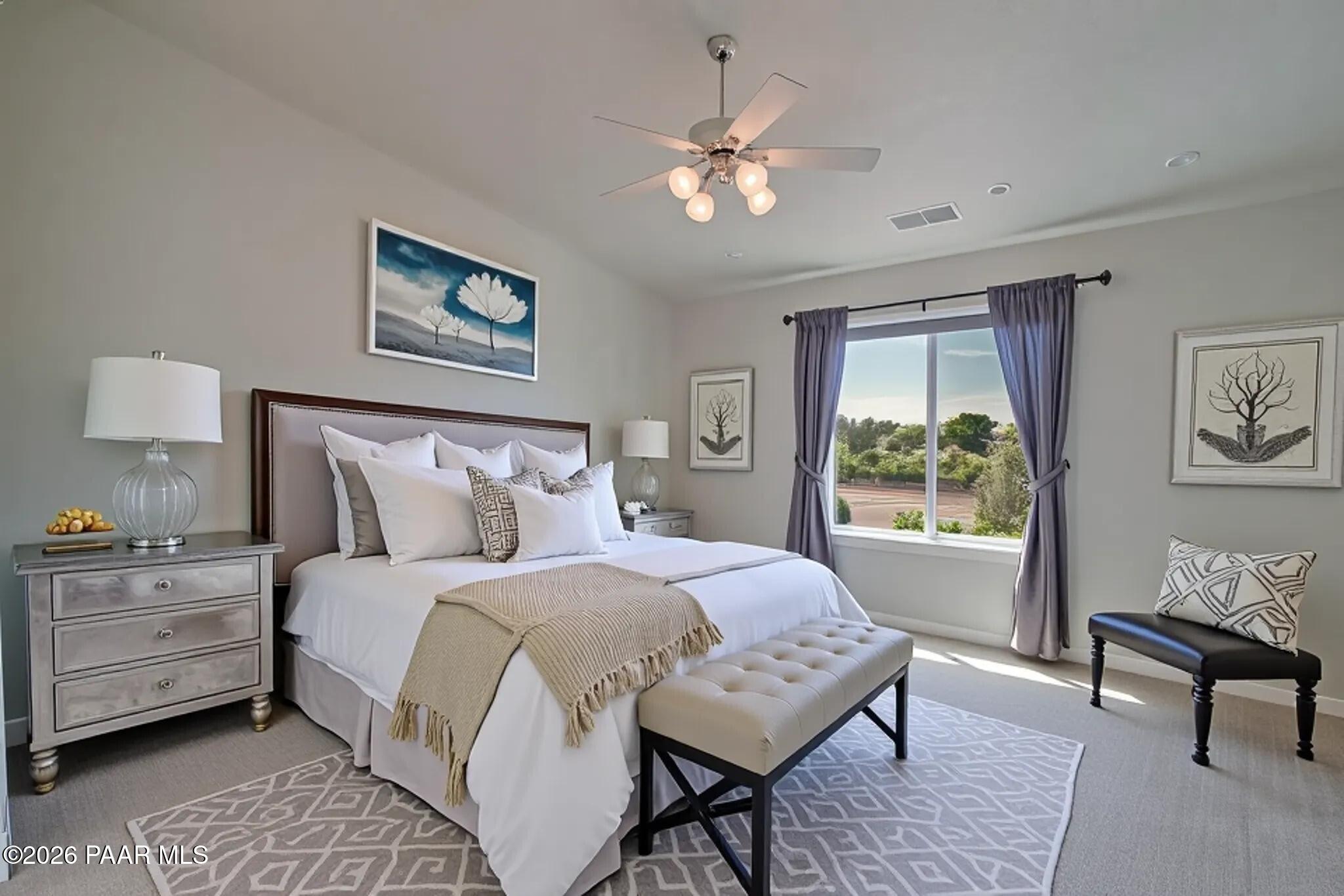 831 Peppermint Way Prescott, AZ 86305 - Photo 13 of 41 Primary Bedroom Virtually Staged