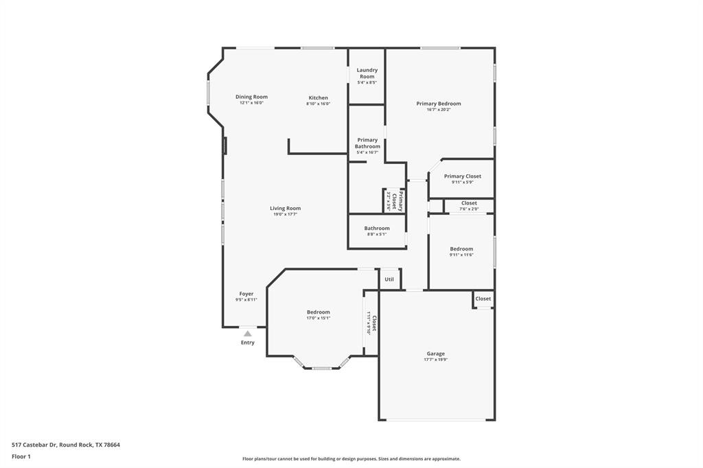 517 Castebar Drive Round Rock, TX 78664 - Photo 37 of 37 a picture of a room with a white wall and white walls