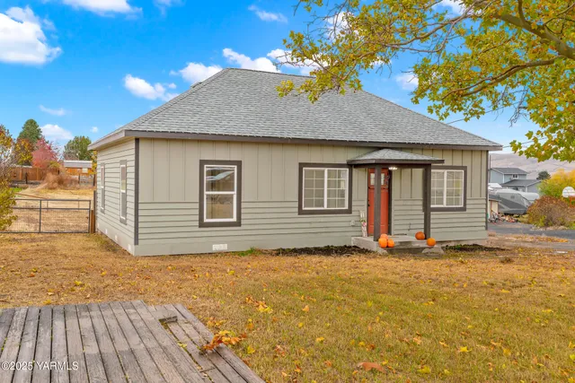 a house with front yard